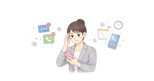 連絡頻度ストレス診断